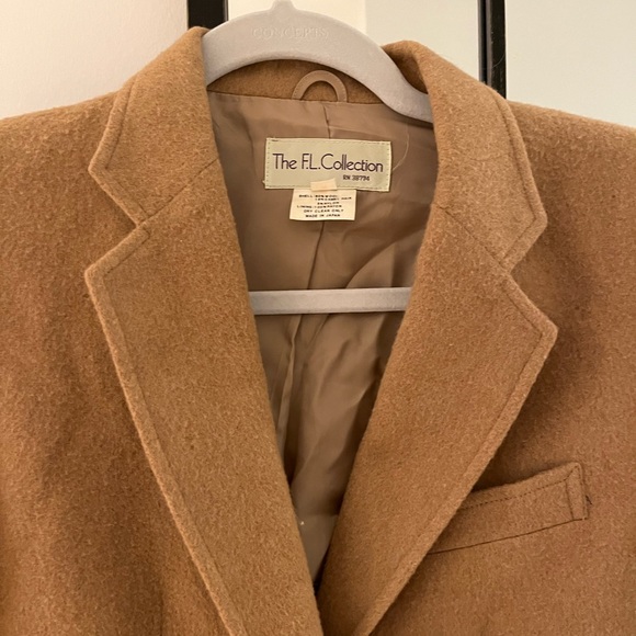 Vintage Camel Hair and Wool Blazer Academia Prep Classic Quiet Luxury Old Money - Picture 2 of 5